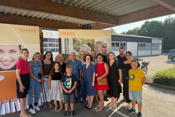 ÖAAB Vorarlberg besucht SoWaNa Reinigung und Körperpflege in Altach